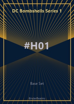 Volume 1 Issue #1 DC Comics Bombshells Cover back artwork