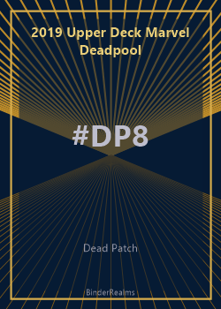 Deadpool Blue Splash Patch MANU, T1 card thumbnail