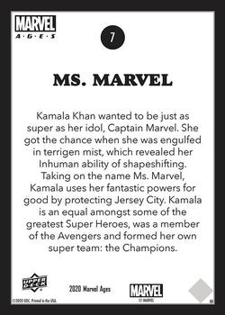 Ms. Marvel back artwork