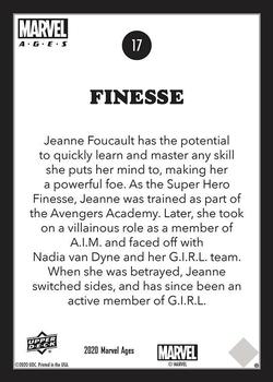 Finesse back artwork