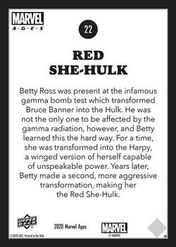 Red She-Hulk back artwork