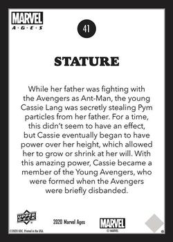 Stature back card image