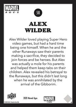 Alex Wilder back card image
