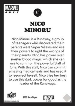 Nico Minoru back card image