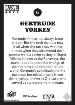 Gertrude Yorkes back card image
