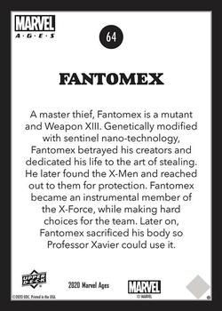 Fantomex back card image