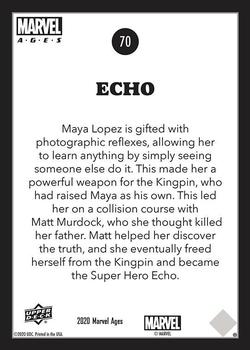 Echo back card image