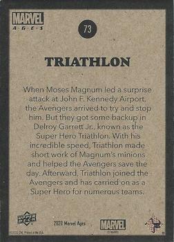 Triathlon back card image