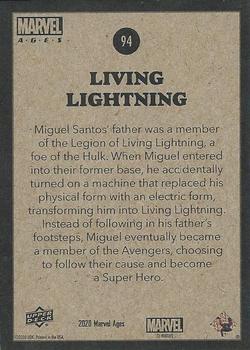 Living Lightning back card image