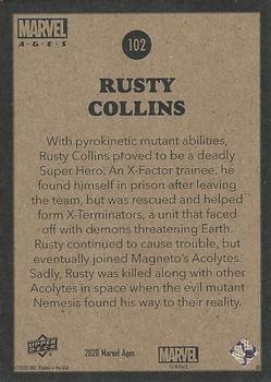 Rusty Collins back card image