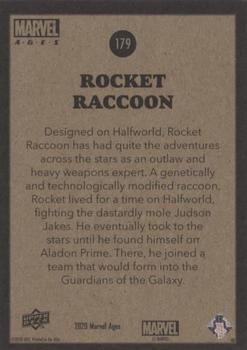 Rocket Raccoon back card image