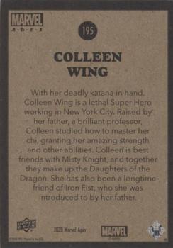 Colleen Wing back card image