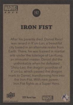Iron Fist back card image