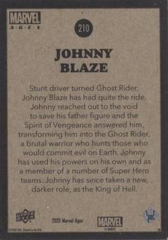 Johnny Blaze back card image