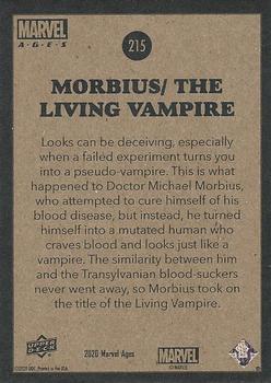 Morbius / The Living Vampire back card image