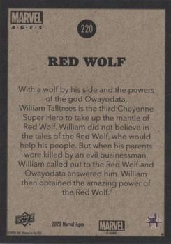 Red Wolf back card image