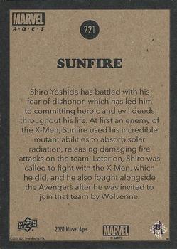 Sunfire back card image