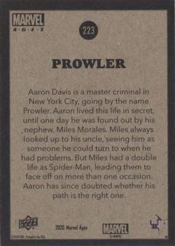Prowler back card image