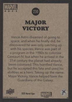 Major Victory back card image