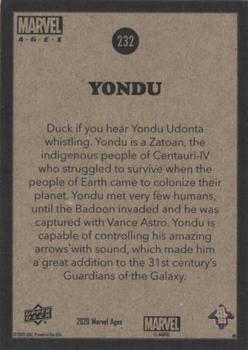 Yondu back card image