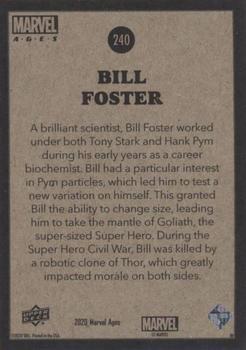 Bill Foster back card image