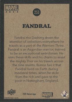 Fandral back card image