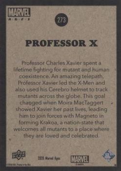 Professor X back card image