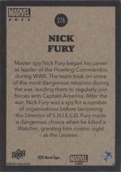 Nick Fury back card image