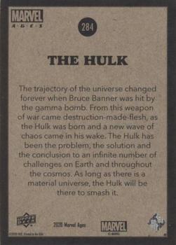 The Hulk back card image