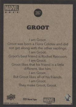 Groot back card image