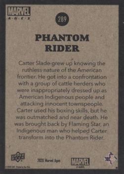 Phantom Rider back card image