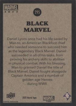 Black Marvel back card image