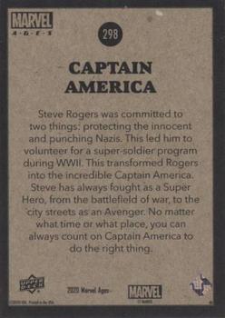 Captain America back card image