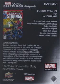 Jim Starlin / Al Milgrom back card image