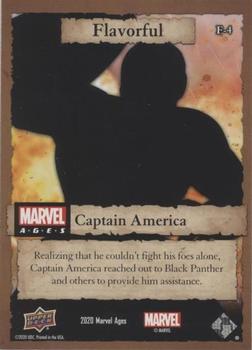 Captain America back card image