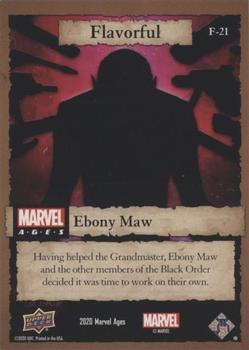 Ebony Maw back card image