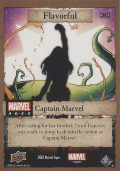 Captain Marvel back card image