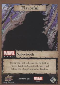 Sabretooth back card image