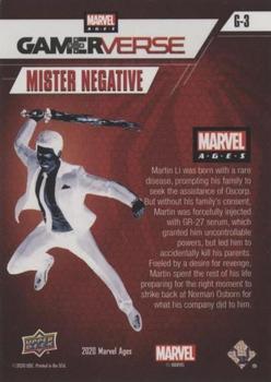 Mr. Negative back card image