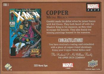 Uncanny X-Men #266 MEM back card image