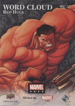 Red Hulk back card image