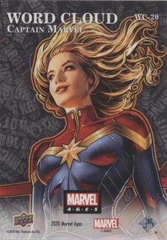 Captain Marvel back card image