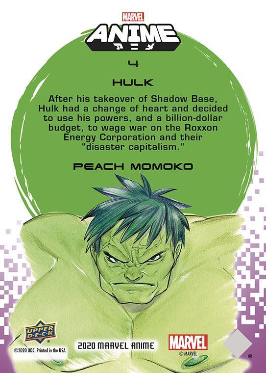 Hulk back artwork
