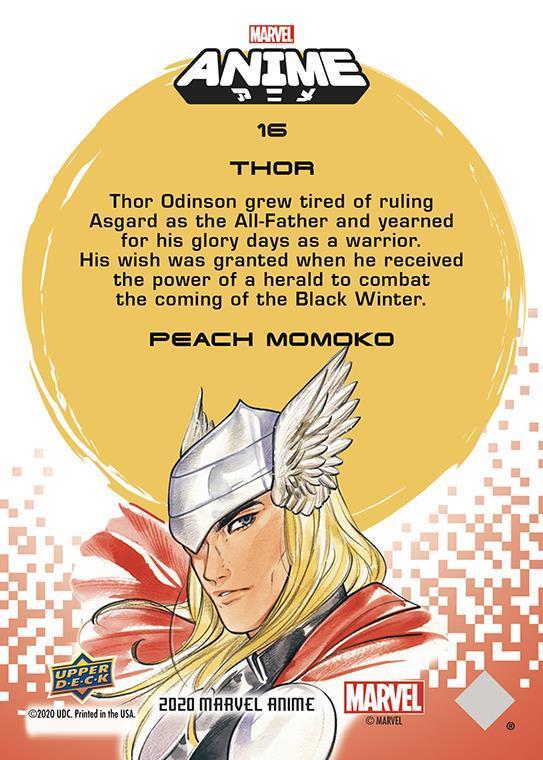 Thor back artwork