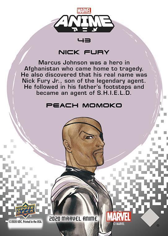 Nick Fury back card image