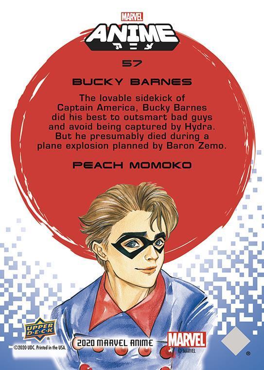 Bucky Barnes back card image