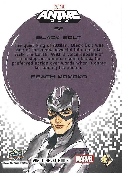 Black Bolt back card image