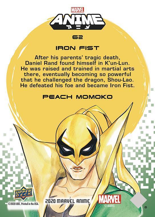 Iron Fist back card image