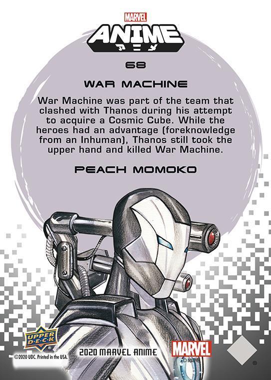 War Machine back card image