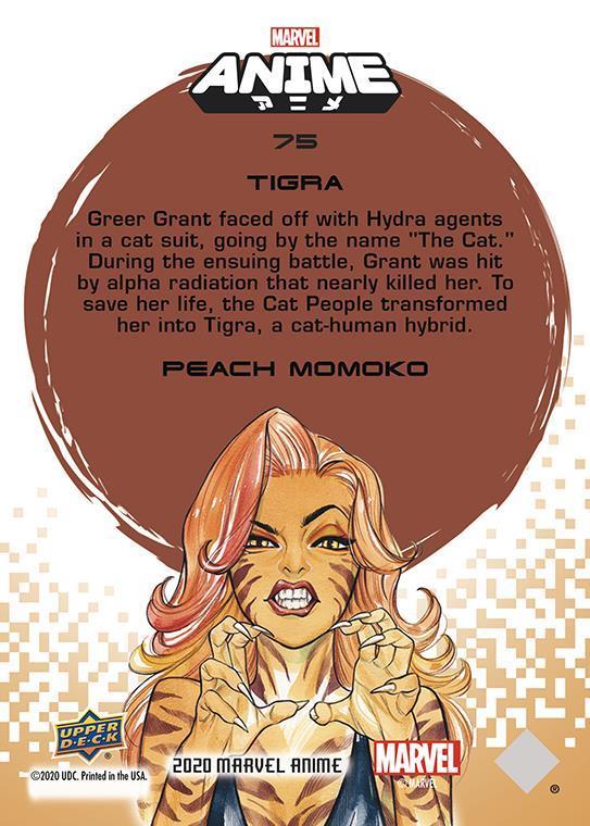 Tigra back card image